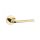 APRILE OLEANDRO Round Rosette R SLIM 7MM GOLD PVD - Shiny Gold Colored PVD coating (ONLY THE HANDLE ON THE UPPER ROSETTE)