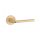 APRILE OLEANDRO Round Rosette R SLIM 7MM GOLD SATIN - Satin Gold Colored (ONLY THE HANDLE ON THE UPPER ROSETTE)