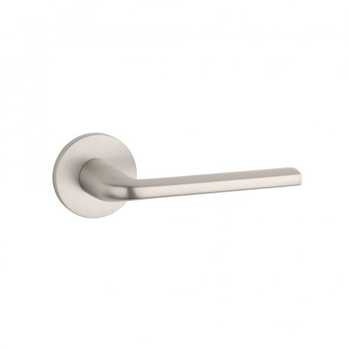 APRILE OLEANDRO Round Rosette R SLIM 7MM MSN - Satin Nickel (ONLY THE HANDLE ON THE UPPER ROSETTE)