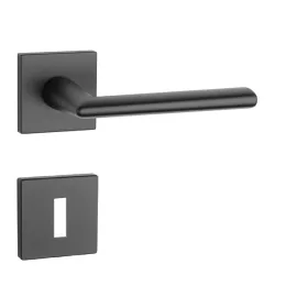 APRILE PRIMULA Rozetă Pătrată Q SLIM 7MM NEGRU - Negru BB