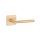 APRILE PRIMULA Square Rosette Q SLIM 7MM GOLD SATIN - Satin Gold Colored (ONLY THE HANDLE ON THE UPPER ROSETTE)