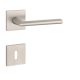 APRILE PRIMULA Square Rosette Q SLIM 7MM MSN - Satin Nickel BB