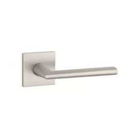   APRILE PRIMULA Square Rosette Q SLIM 7MM MSN - Satin Nickel (ONLY THE HANDLE ON THE UPPER ROSETTE)