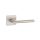 APRILE PRIMULA Square Rosette Q SLIM 7MM MSN - Satin Nickel (ONLY THE HANDLE ON THE UPPER ROSETTE)