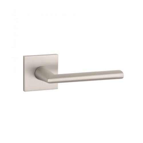 APRILE PRIMULA Square Rosette Q SLIM 7MM MSN - Satin Nickel (ONLY THE HANDLE ON THE UPPER ROSETTE)