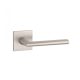 APRILE PRIMULA Square Rosette Q SLIM 7MM MSN - Satin Nickel (ONLY THE HANDLE ON THE UPPER ROSETTE)