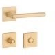 APRILE PYROLA Quadrat Q SLIM 7MM GOLD SATIN WC in Satingold