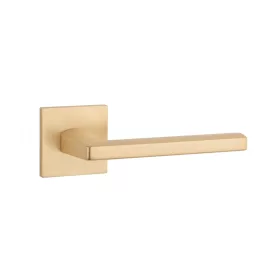   APRILE PYROLA Square Rosette Q SLIM 7MM GOLD SATIN - Satin Gold Colored (ONLY THE HANDLE ON THE UPPER ROSETTE)
