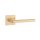 APRILE PYROLA Square Rosette Q SLIM 7MM GOLD SATIN - Satin Gold Colored (ONLY THE HANDLE ON THE UPPER ROSETTE)