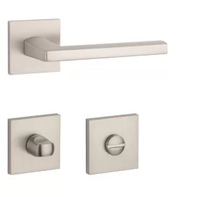   APRILE PYROLA Rozetă Pătrată Q SLIM 7MM MSN - WC Nichel Satinat