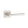 APRILE PYROLA Square Rosette Q SLIM 7MM MSN - Satin Nickel (ONLY THE HANDLE ON THE UPPER ROSETTE)