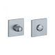 Square Rosette APRILE Q SLIM 7MM MSC - Satin Chrome WC 4x4