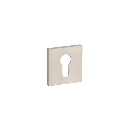 Square Rosette APRILE Q SLIM 7MM MSN - Satin Nickel PZ