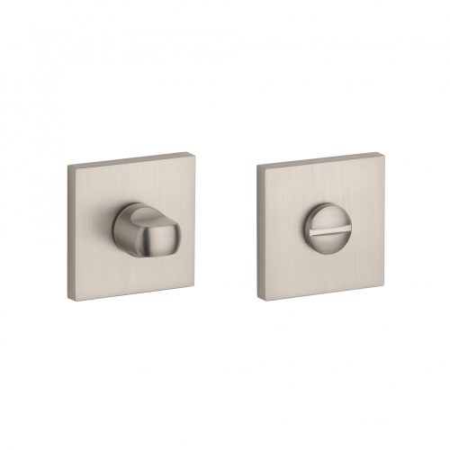 Square Rosette APRILE Q SLIM 7MM MSN - Satin Nickel WC 4x4