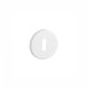 Round Rosette APRILE R SLIM 7MM WHITE - White BB