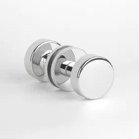   Buton Cu două fețe APRILE RUTA R SLIM 7MM CP - Crom strălucitor