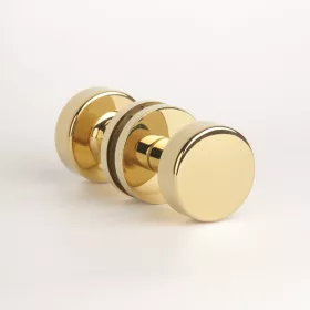   Buton pe două fețe APRILE RUTA R SLIM 7MM GOLD PVD - PVD de culoare auriu strălucitor