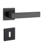 APRILE SULLA Square Rosette Q SLIM 7MM BLACK - Black BB