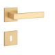 APRILE SULLA Quadrat Q SLIM 7MM GOLD SATIN Satin Gold farbe BB