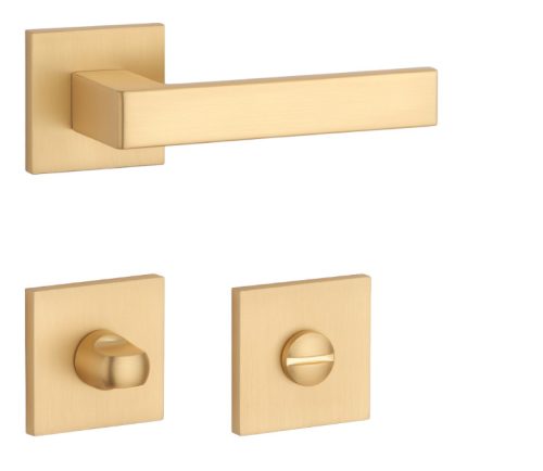 APRILE SULLA Quadrat Q SLIM 7MM GOLD SATIN WC in Satingold