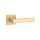 APRILE SULLA Square Rosette Q SLIM 7MM GOLD SATIN - Satin Gold Colored (ONLY THE HANDLE ON THE UPPER ROSETTE)