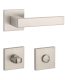 APRILE SULLA Square Rosette Q SLIM 7MM MSN - Satin Nickel WC