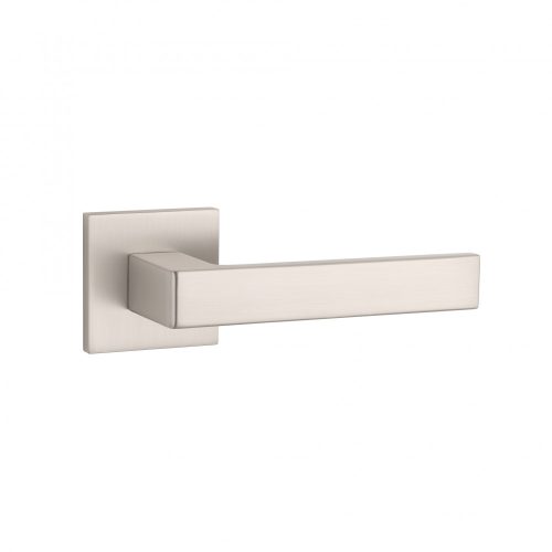 APRILE SULLA Square Rosette Q SLIM 7MM MSN - Satin Nickel (ONLY THE HANDLE ON THE UPPER ROSETTE)