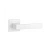 APRILE SULLA Square Rosette Q SLIM 7MM WHITE - White (ONLY THE HANDLE ON THE UPPER ROSETTE)