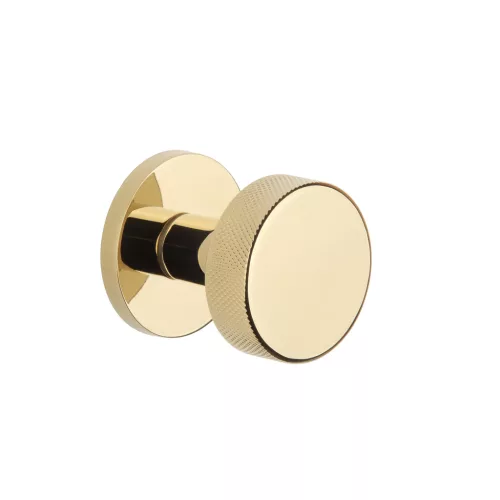 Buton APRILE TUJA R SLIM 7MM GOLD PVD - PVD de culoare auriu strălucitor