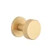 Gomb APRILE TUJA R SLIM 7MM GOLD SATIN - Szatén arany színű