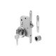 APRILE Sliding door lock set ATZ 3970 16 - In stainless INOX design PZ Lock (Lockable)