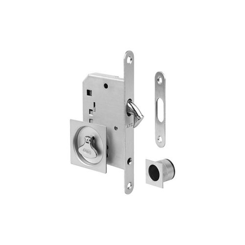 APRILE Sliding door lock set ATZ 3973Q 16 - In stainless INOX design BB Lock (Lockable)