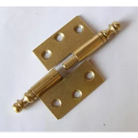 Pánt díszes egyenes - balos arany 75mm