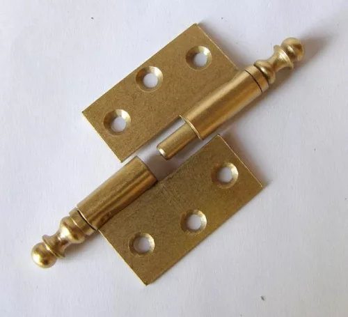 Pánt díszes egyenes - jobbos arany 75mm