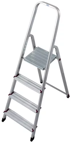 Háztartási létra Corda 1x4 lépcsőfokos alu