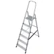 Háztartási létra Corda 1x6 lépcsőfokos alu