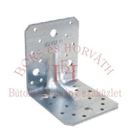 Sarokvas erősített nikkel 90x90x65mm