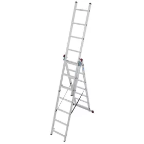 Sokcélú létra Corda 3x7 lépcsőfokos alu