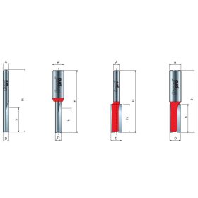 Felsőmarókés Freud nút D3/95/445/8
