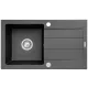 Mosogató PY Next 1 mély+csep. fekete 760x440mm