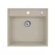 Mosogató PY Camea 1 mély bézs 530x500mm