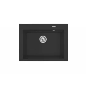 Mosogató PY Siros 1 mély fekete 670x515mm