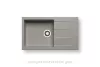 Mosogató PY Athlos 1 mély csep. szürke 860x500mm