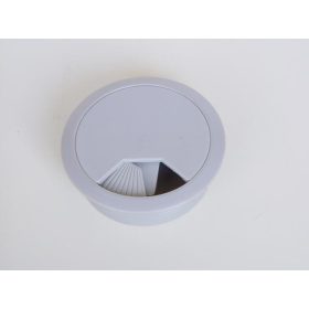 Kábelkivezető műanyag kör 80mm szürke 80mm