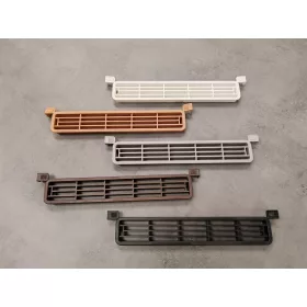 Szellőzőrács műanyag 35-ös fehér 203x35mm