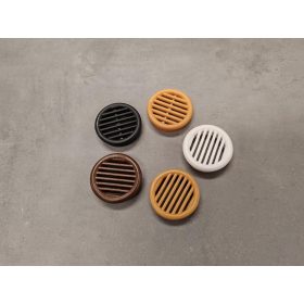 Szellőzőkarika műanyag rácsos fehér 35mm