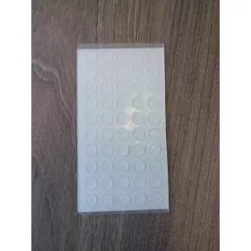 Ajtóütköző szilikonos átlátszó ?7X1.5mm