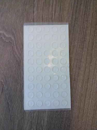 Ajtóütköző szilikonos átlátszó ?7X1.5mm