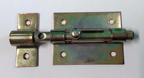 Tolózár bajonett lakatolható eloxált 85mm