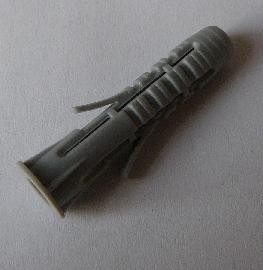 Tipli műanyag hengeres szürke szürke 6x30mm